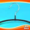 Clothes Hangers - 10 Pack, Black - Solid Premium Steel
