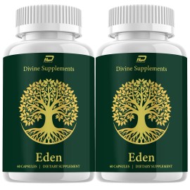 (2 Pack) Eden Capsules – Eden Pills Digestive Support, Gut Wellness