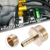 A ABSOPRO Hose Nozzle 3/4 Inch Hose Connector Brass Male