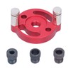 Vertical Dowel Jig Round Aluminum Alloy Self Centering Drill Guide