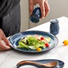 Hasense Ceramic Butter Dish and Spoon Rest, Salt and Pepper