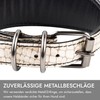 FAVPET Luxury Genuine Leather Greyhound Collar Wide with QR Code