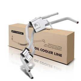 A-Premium Automatic Transmission Oil Cooler Line Hose Assembly Compatible with Hyundai Santa Fe 2001-2006 2.4L 2.7L 3.5L