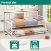 YITAHOME Daybed with Trundle, Adjustable Height Twin Daybed with Pull