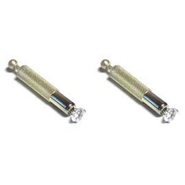 Diamond Gemologist Grip Tweezer Gem Bead Holder Tool 3 Prong 2" Long