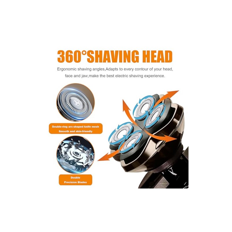 PRO 4 Head Replacement Shaver Compatible with Skull Pitbull Bald