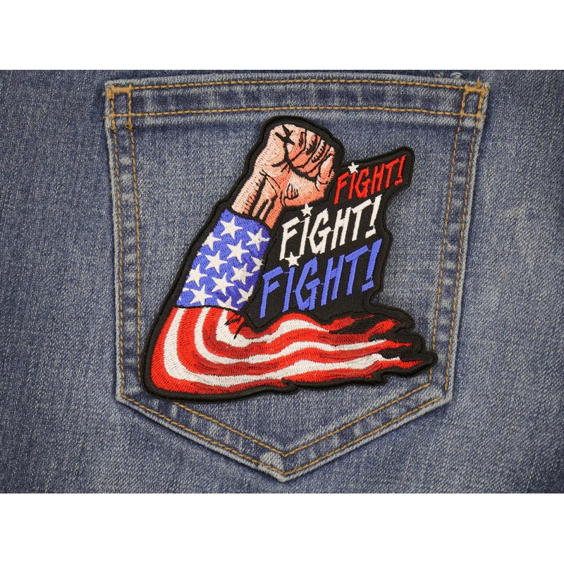 Ivamis Fight Fight Fight Trump Patch- 4x4 inch - P7855