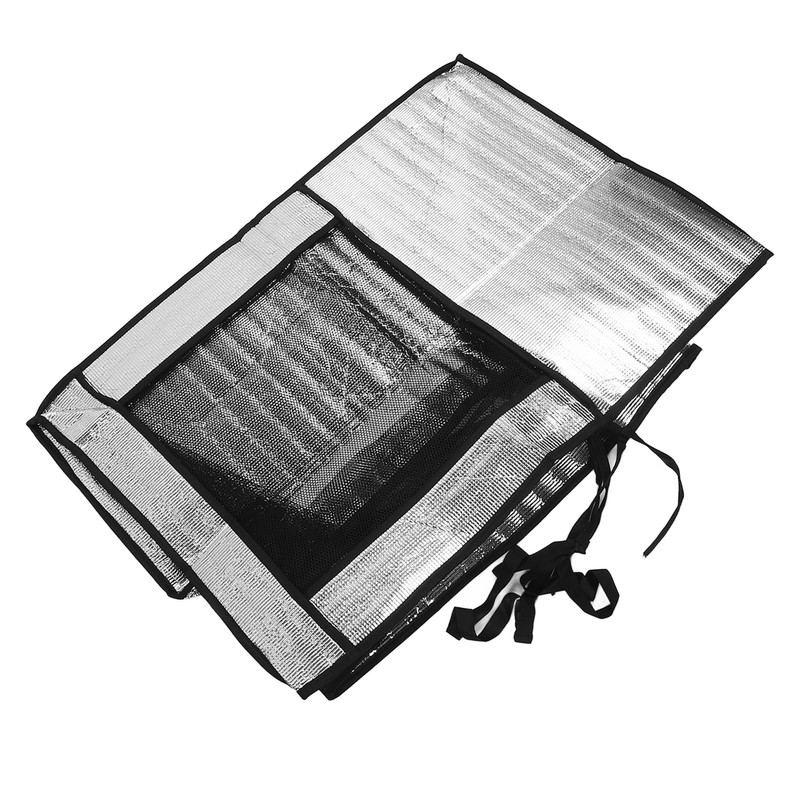 Silver AC Unit Cover Air Conditioner Unit Aluminum Foil Dustproof