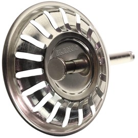 Blanco 119146 Sieve Basket 7.9 cm 3.5 Inch with Spigot for Eccentric Operation 18 Drain Slots Original Part Stainless Steel