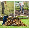 ATLRGISL Iron Weed Rake with Wooden Long Handle 2.0, 8
