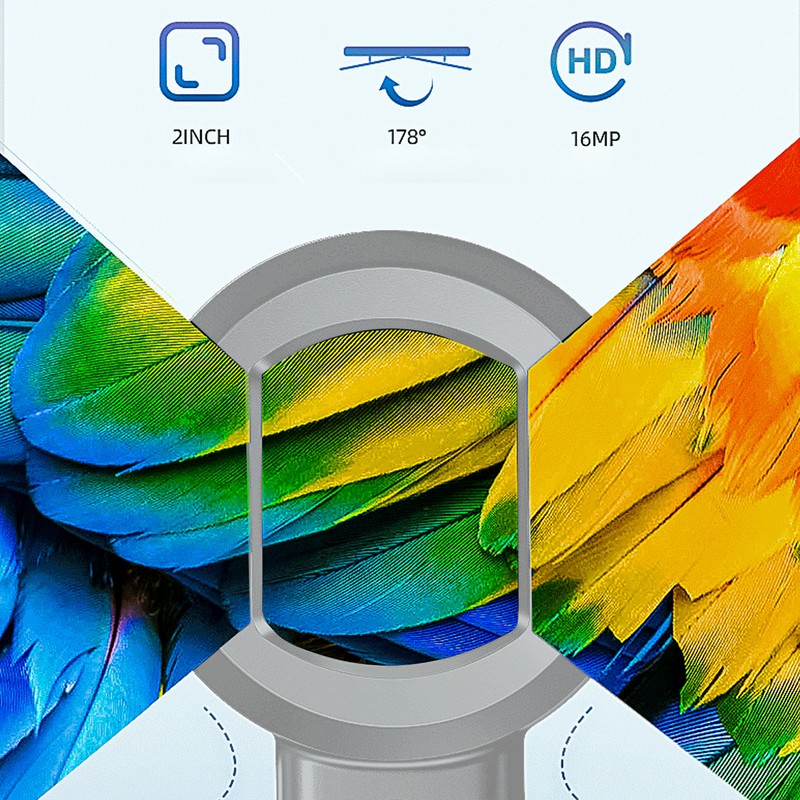 Handheld Microscope with 8 LED Lights 2 Inch IPS Screen