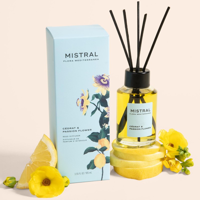 Mistral Cédrat & Passion Flower Reed Diffuser – Citrus &