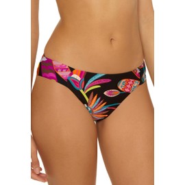 Trina Turk Women's Monaco Tab Side Pants, Cheeky Coverage, Beach Cover Ups, Luminary