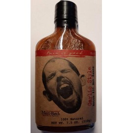 Garlic Style Hot Sauce - 7.5oz Bottle - Made in USA with Cayenne & Habanero Peppers - All Natural Ingredients, Non-GMO, Gluten-Free, Sugar-Free, Vegetarian, Keto