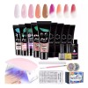 CJLXWCHHHH Kit Para Uñas Acrilicas Polygel Uñas Extensión Decoracion