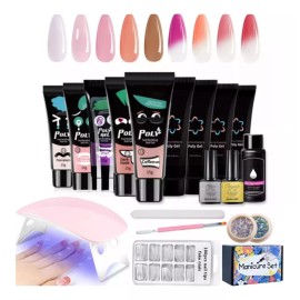 CJLXWCHHHH Kit Para Uñas Acrilicas Polygel Uñas Extensión Decoracion