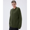 SUUKSESS Women Cashmere Oversized Sweaters Long Sleeve Pullover Tops Fall