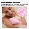 Shower Back Brush for Body Scrub, Back Scrubber, Double-Sided Bath