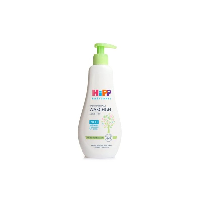 HiPP Babysanft Haut und Haar Waschgel, 400ml
