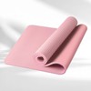 Portable Folding Pink Exercise Mat with Noise Reduction 1.5cm