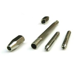 Pin Vise for Jewelry Hobby Craft Watch Hand Tool Double End 2 Chucks 4 Size Jaws By JTS