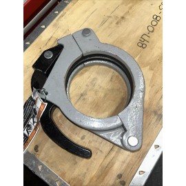 Unbranded Victaulic Snap Joint 4" Coupling Style Clamp Silver Metal Hardware Replacement