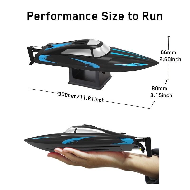 Remote Control Ship 30km/h High Speed 2.4GHz Frequency 100m Control