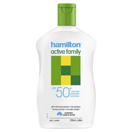 Hamilton Sunscreen Active Family SPF50+ Lotion 250mL