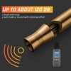 TISUR Titanium Emergency Whistle,EDC Safety Whistles Necklace Loud up to
