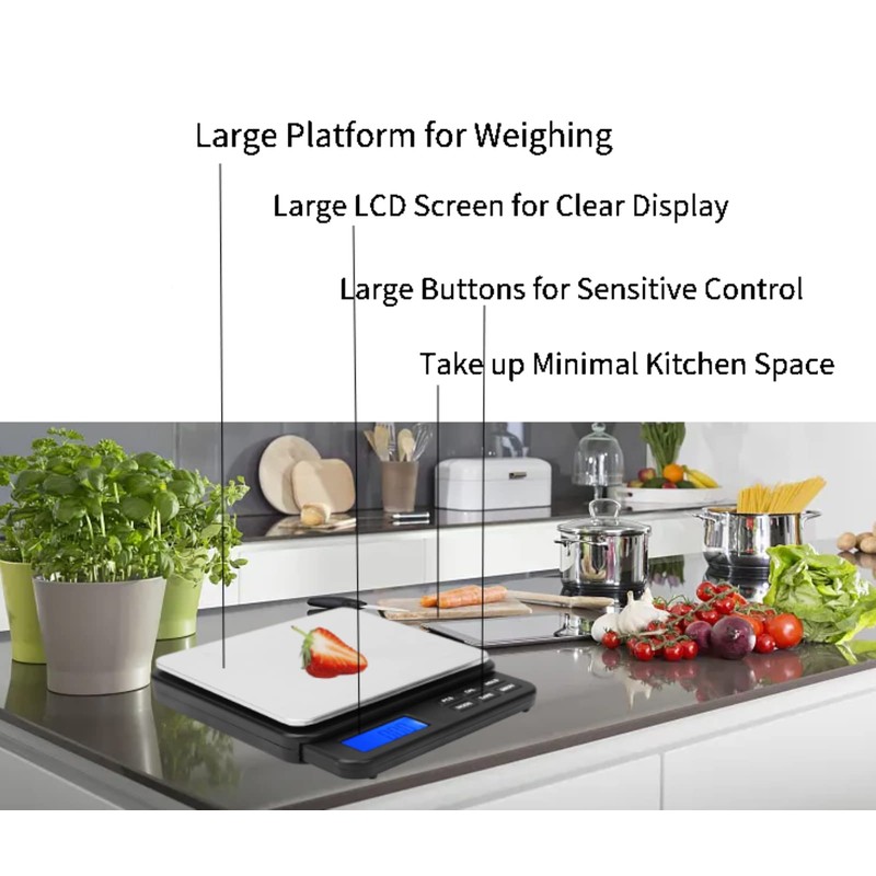 Weighing Scale 1000g/0.01g High Digital Mini Scale,Kitchen Scale Electric Scale,for