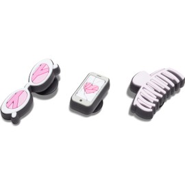 Crocs Jibbitz 3-Pack Shoe Charms for Women | Jibbitz for Crocs, Social Girl, Small