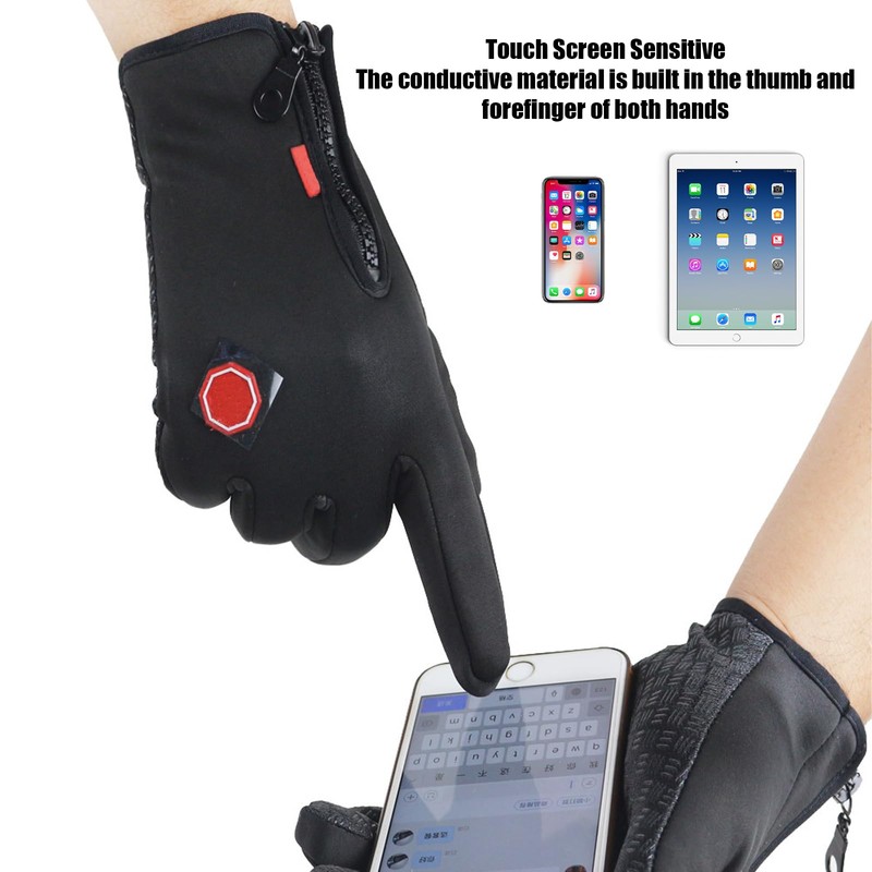 GWAWG Thermal Gloves Women Men Waterproof Riding Gloves Winter Cyclist