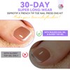 SAVILAND 216-Piece French Set with Tips for Artificial Toenails (Skin