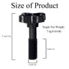 SENRISE 2PCS M12 Plastic Fixing Screw for Outdoor Garden Swing