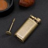Angled Soft Flame Antique Style Lift Arm Butane Refillable Lighter