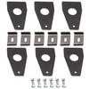 MaXpeedingrods 6Pcs Universal Car Roof Rack Gutter Mounts Kit Weld
