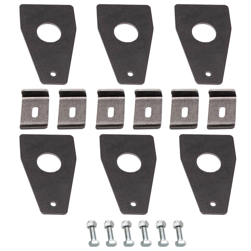 MaXpeedingrods 6Pcs Universal Car Roof Rack Gutter Mounts Kit Weld