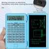 Calculator with Notepad Portable 10 Digits LCD Display Scientific Calculator