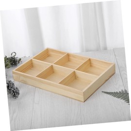 GRIRIW Compartment Crayon Organizer Box Portable Pencil Holder for Art Supplies Lightweight Storage Case for Sketch Pencils Crayons and Painting Tools for Home and Office Use