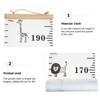 Alipis Animals Growth Height Wall Chart Canvas Measurement Hanging Wall