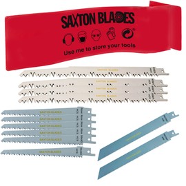 RPR12MXA Saxton 12 Blade Reciprocating Sabre Saw Combo Wood & Metal fits Bosch Dewalt Makita