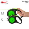 Flexi Correa Neon Verde Mediana De Cinta 5M