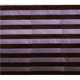 Organza Stripes Fabric 60" Wide Sold by The Yard (Burgundy)