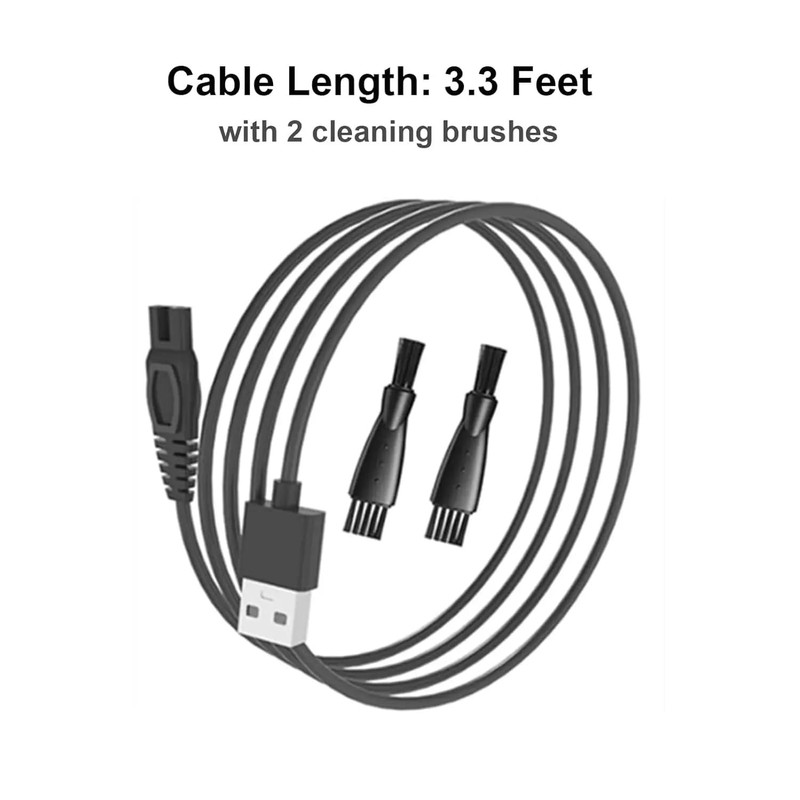 Musstad USB Charging Cable for Brightup,Ufree Beard Trimmer Hair Clippers