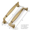 khtumeware 2 Pack 5 Inch(128mm) Champagne Bronze Cabinet Pulls Heavy