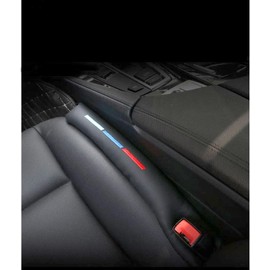 Pack of 2 Universal Car Seat Faux Leather Car Seat Gap Filler Spacer Seat Gap Filler Plug Compatible with Cars SUV Truck (B)