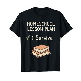 Homeschool Mom Mama Bear Homeschooling Gift Teacher Mom T-Shirt