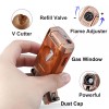 Torch Cigar Lighter Built-in V Cigar Cutter Refillable Butane Torch
