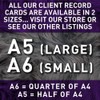 Nail Care Client Record Card - Treatment Consultation Form for