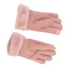 Pink USB Heating Gloves Hand Warmer Touch Screen Design Adjustable